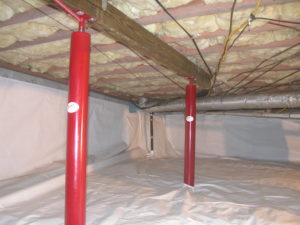 crawl space encapsulation project